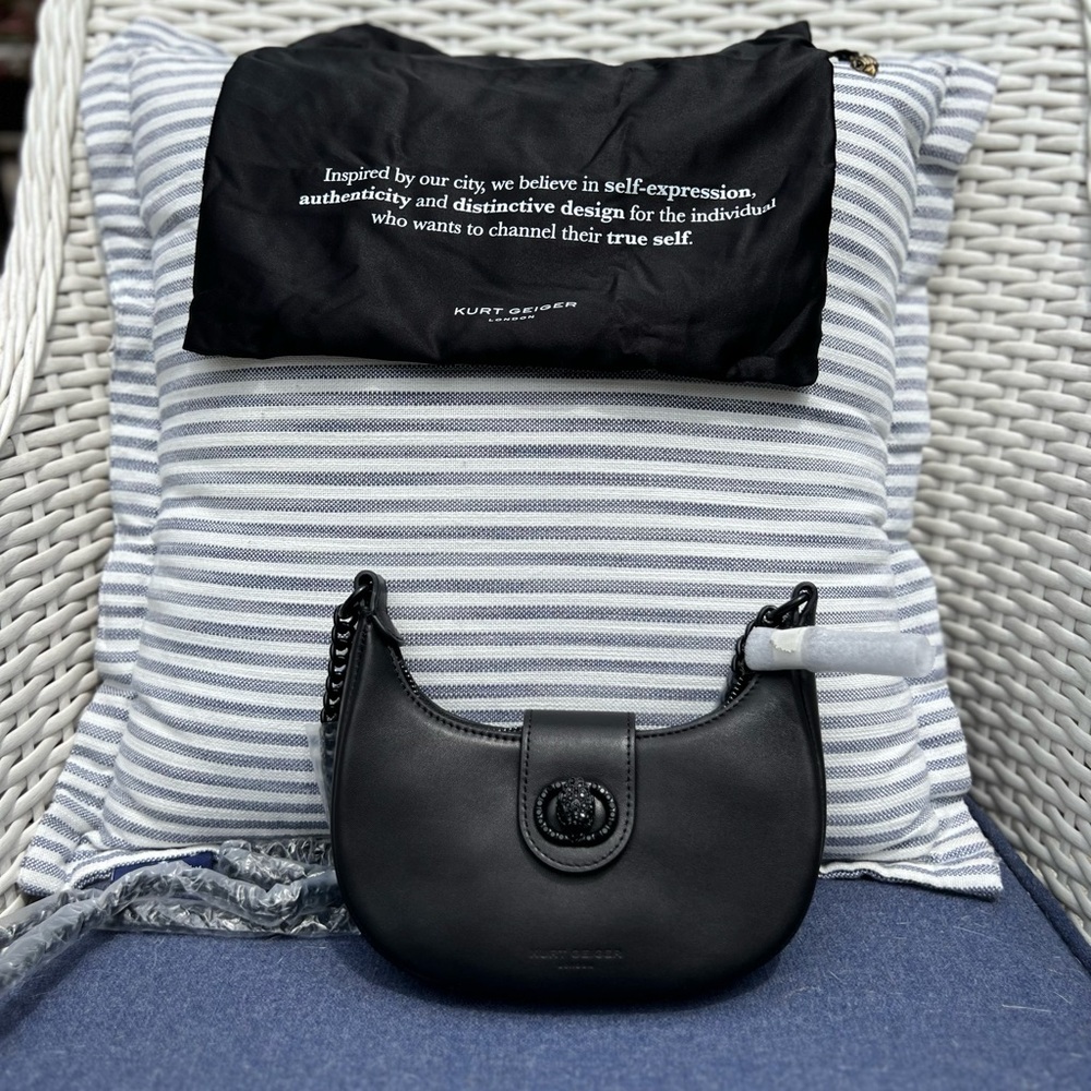 NWOT Kurt Geiger London Small Chelsea Drench Hobo Crossbody Bag - Picture 1 of 12